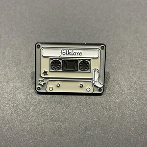 Taylor Swift Folklore Cassette Metal Enamel Pin $5 Bundled